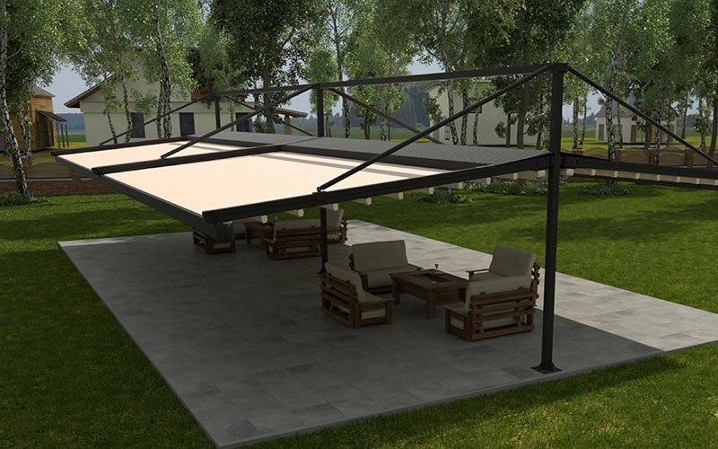 Daphne parasol pergola