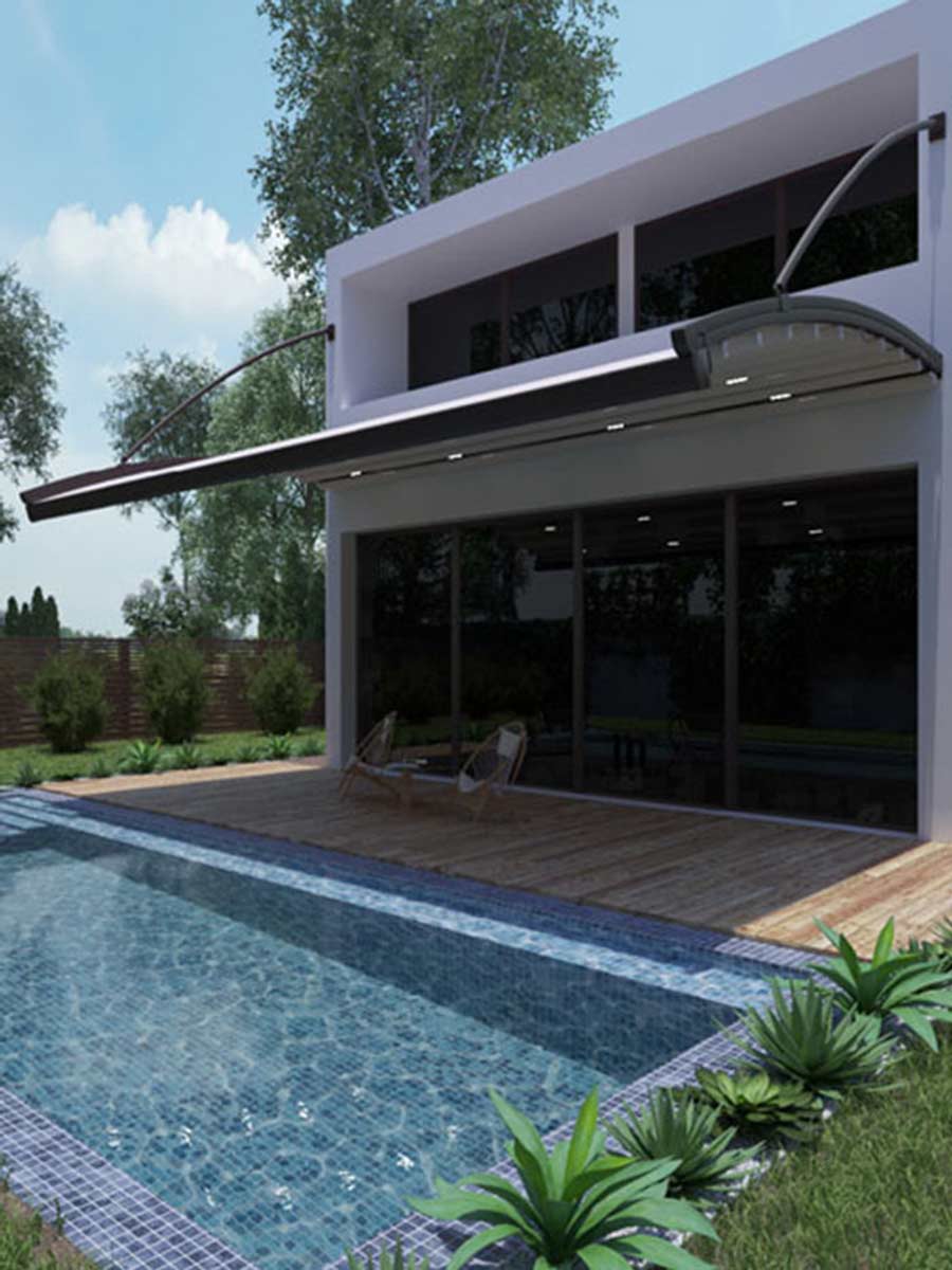 Pergola zidna Bosso